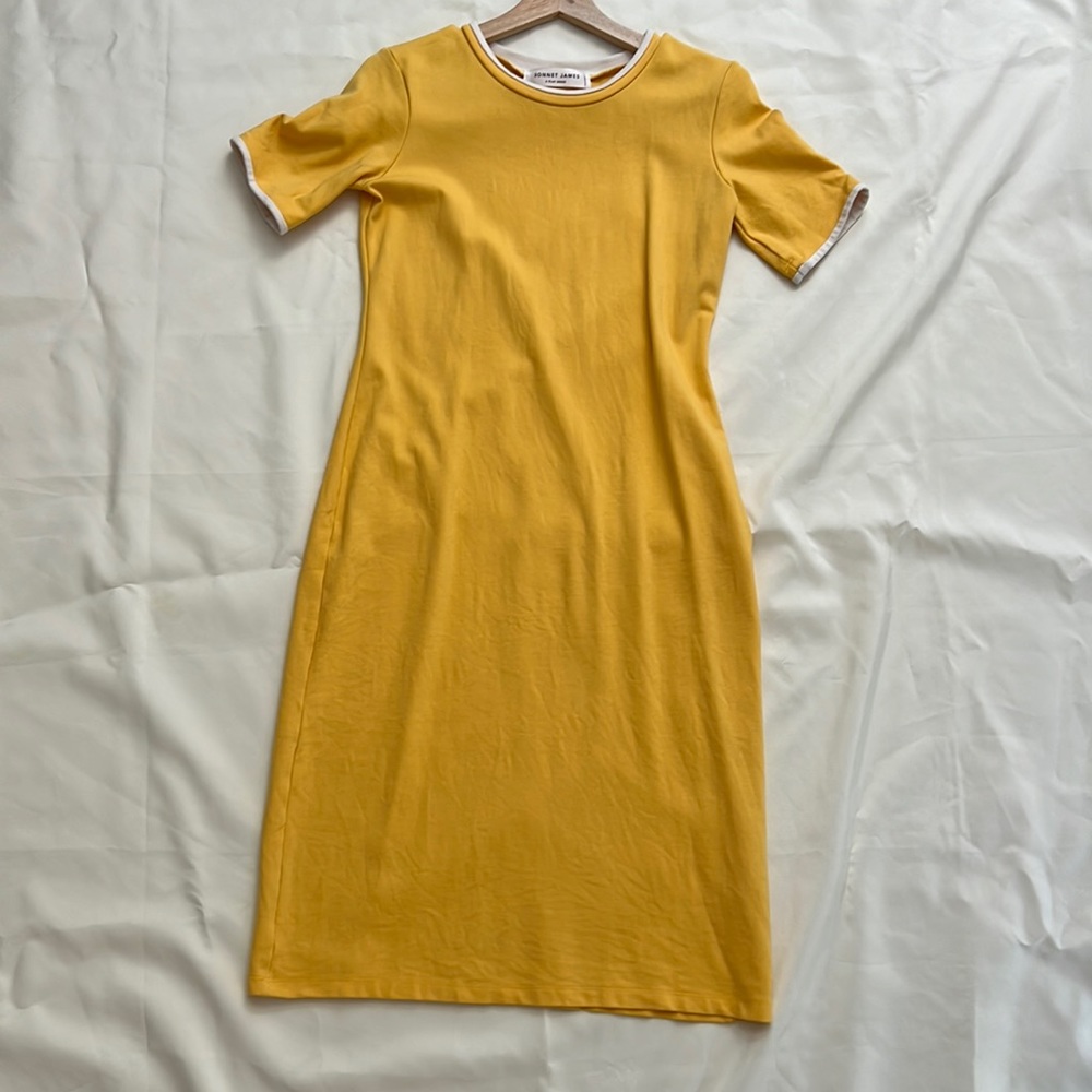 Sonnet James Yellow t-shirt dress